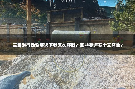 三角洲行动物资透下载怎么获取？哪些渠道安全又高效？